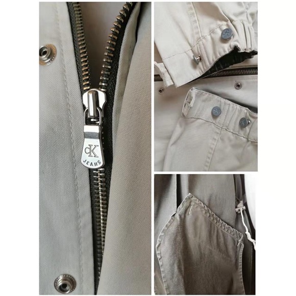 Calvin Klein trench coat for men. - Picture 3 of 4